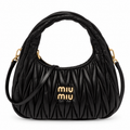 Borsa hobo miu nera