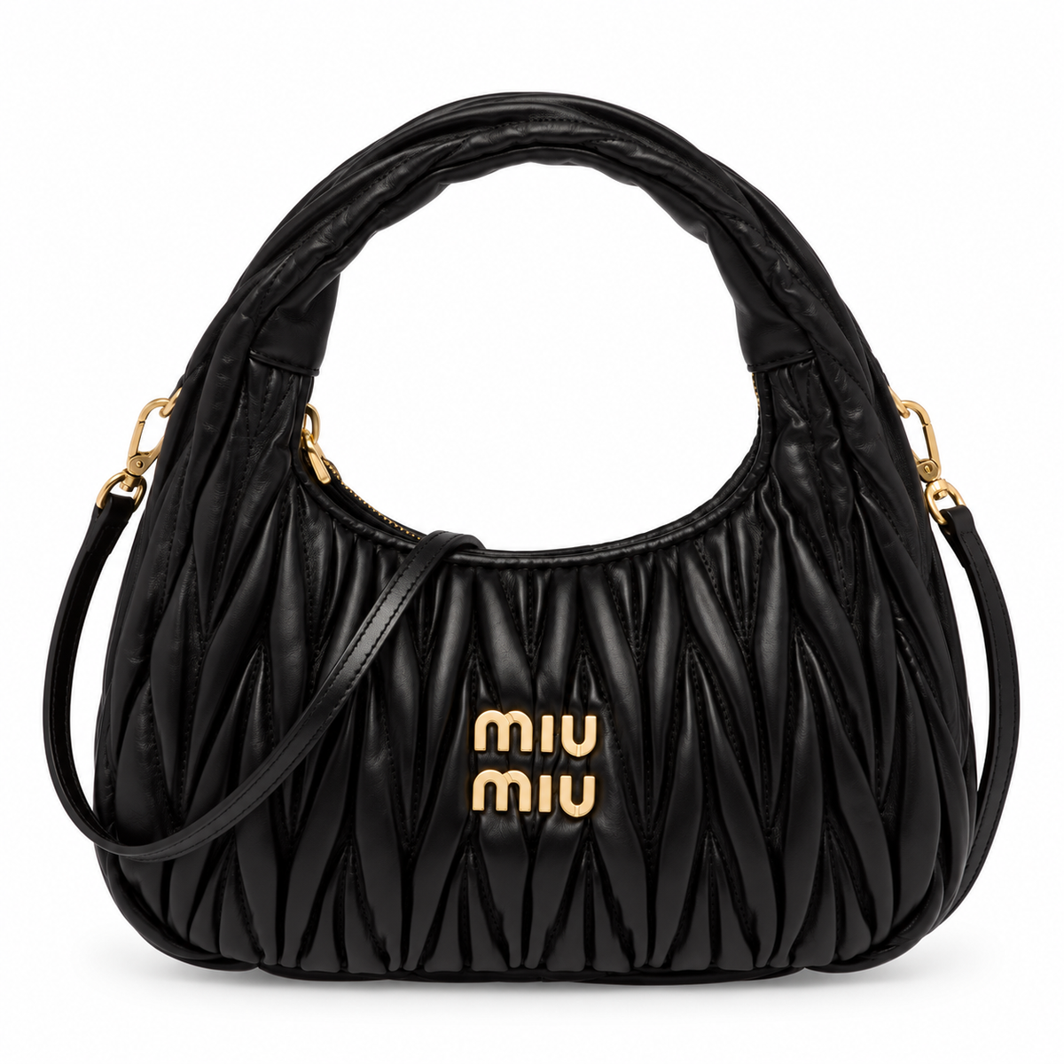 Borsa hobo miu nera