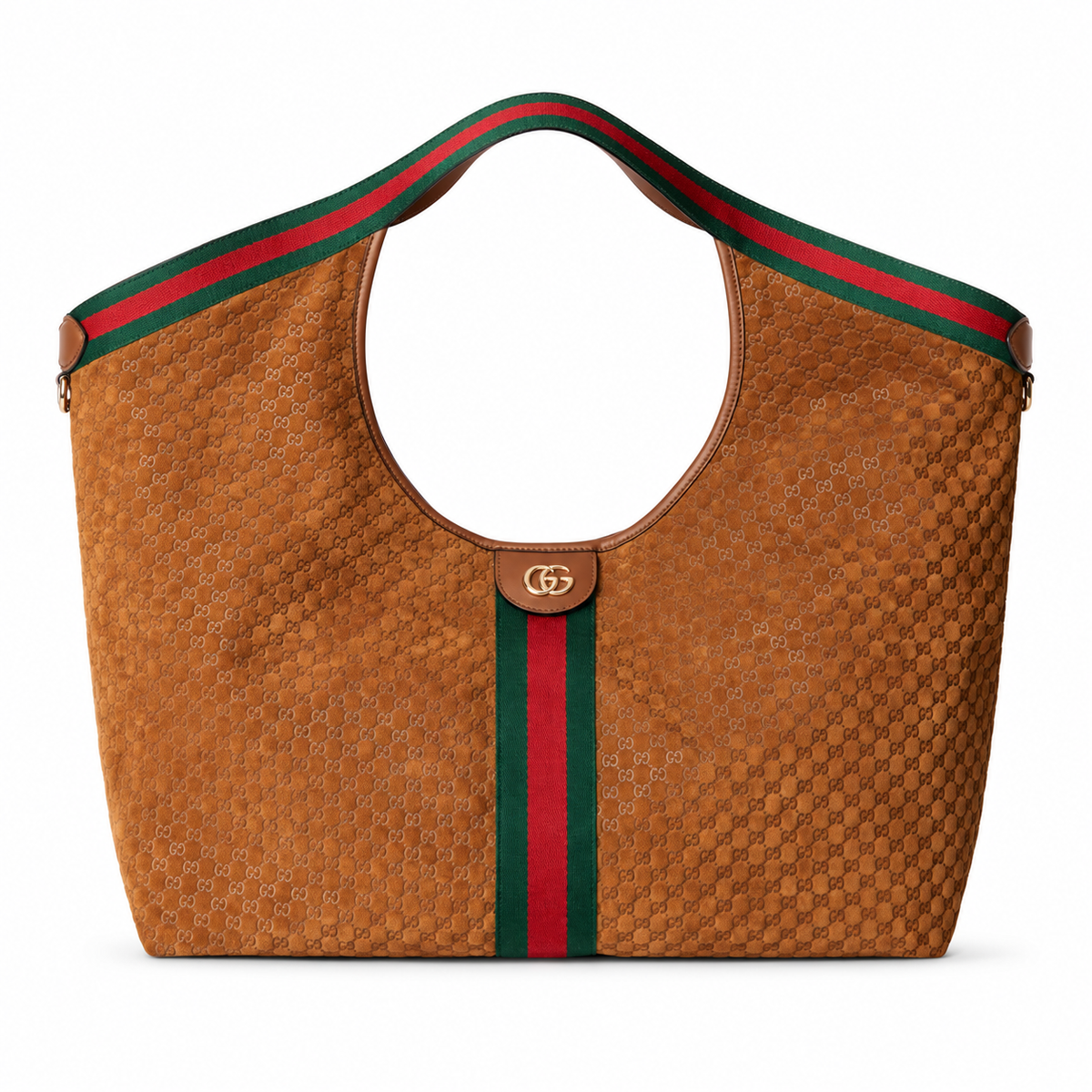 Borsa G large scamosciata
