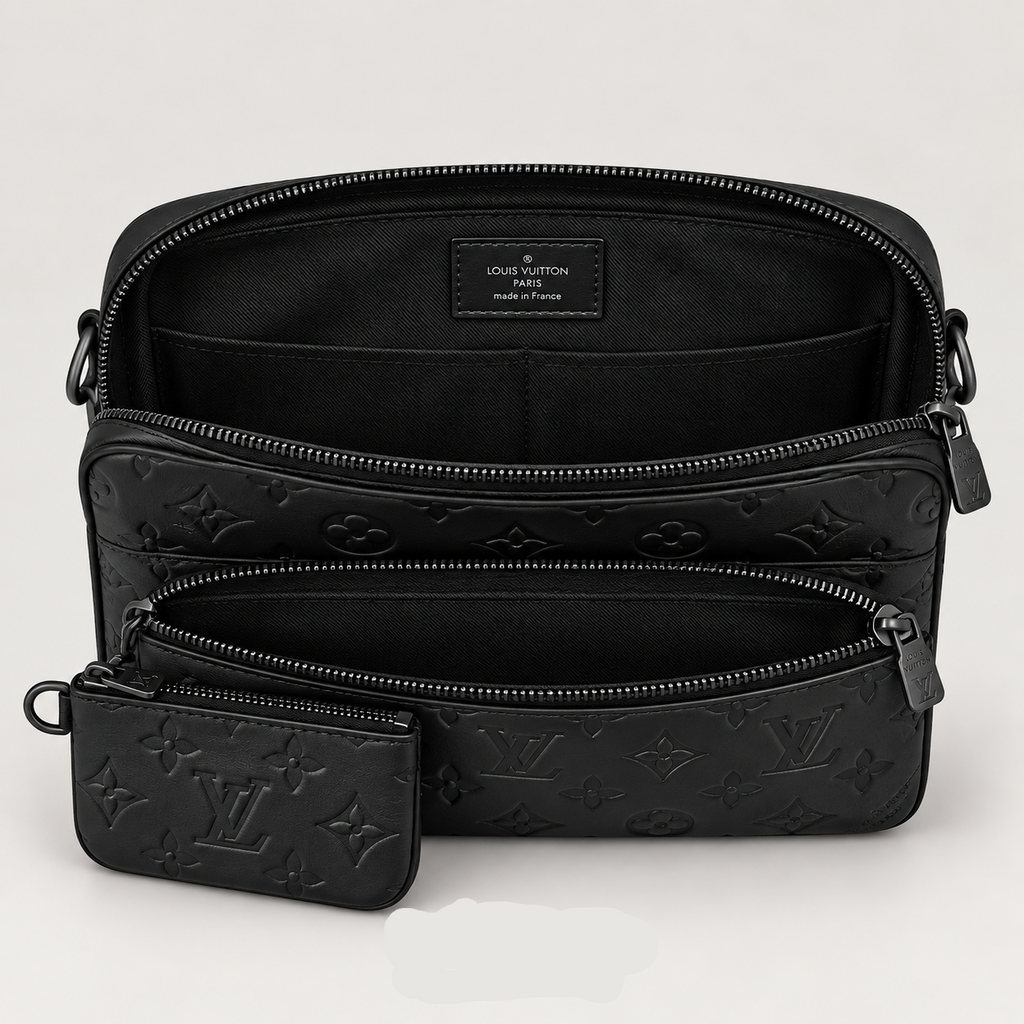 Borsa Trio a tracolla nera