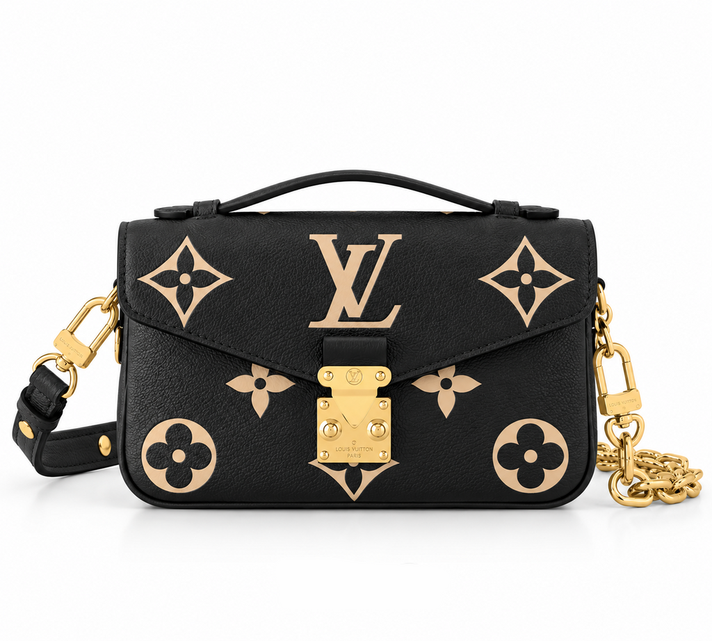 Borsa mety mini nera bicolore