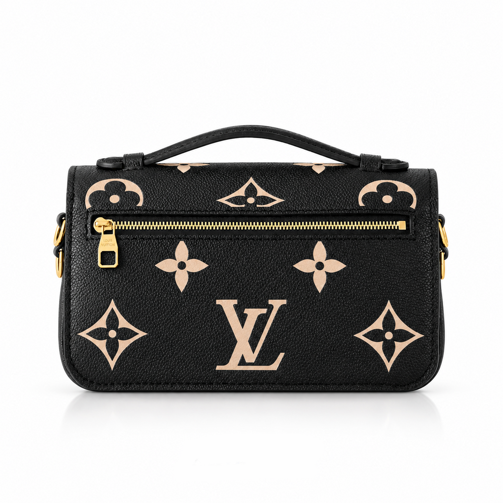 Borsa mety mini nera bicolore