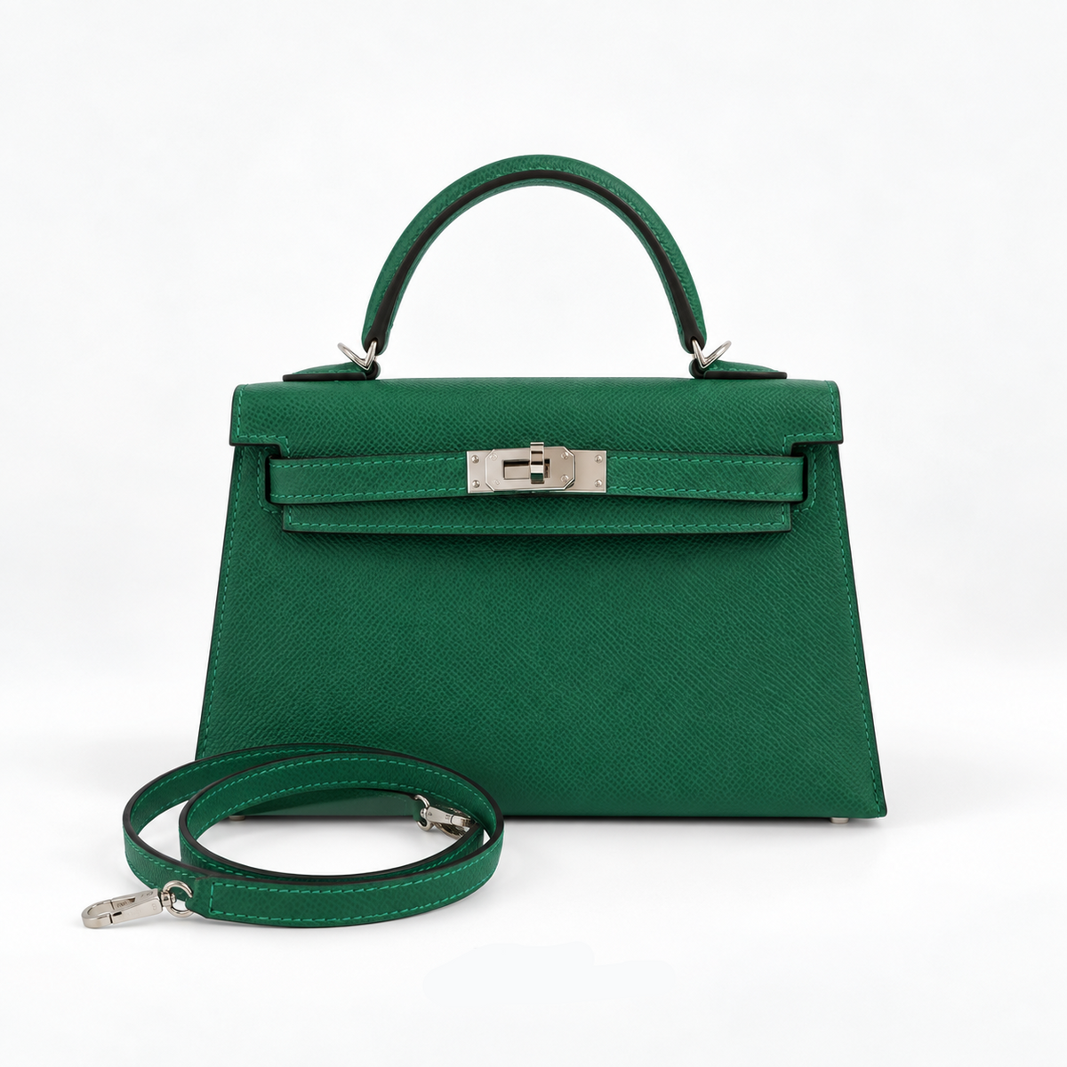 Borsa kelly verde 20/25/28cm